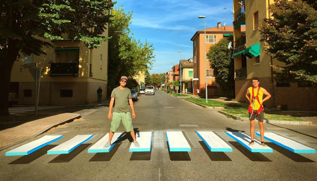  Bologna, nel comune di Molinella le strisce pedonali sono in rilievo